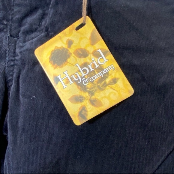 NWT  HYBRID & CO Women size 3 Black fine corduroy stretch low rise skinny pants - Picture 11 of 11